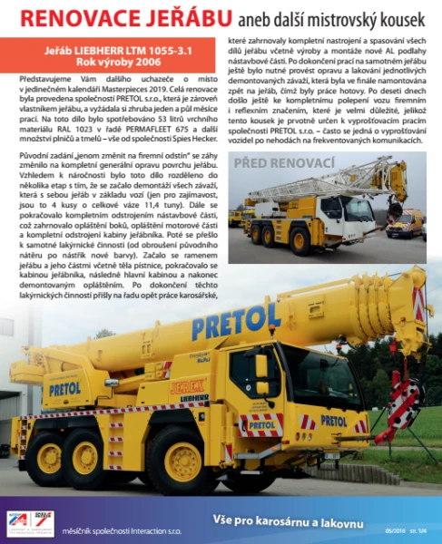 Written about us: Crane renovation