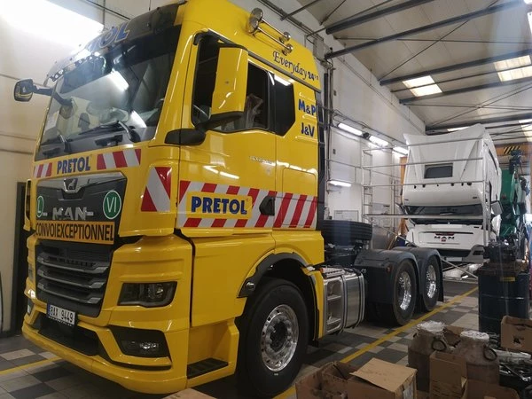 The latest generation MAN extended our vehicle fleet